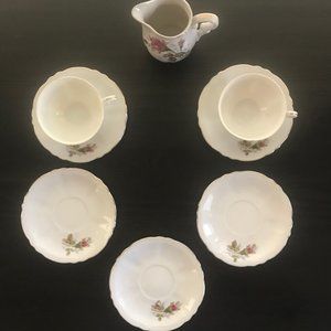 Miscellaneous China pieces - “Moss Rose” Pattern made in Japan